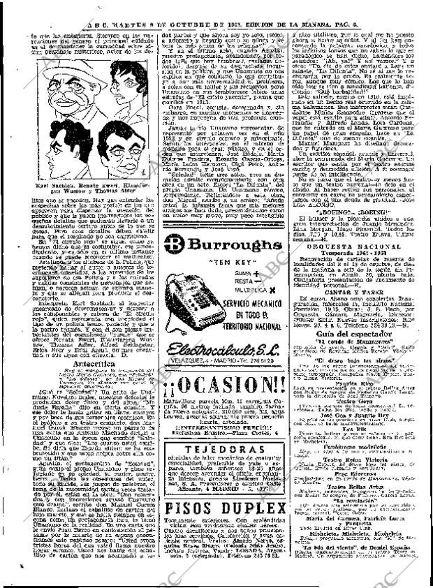 ABC MADRID 09-10-1962 página 64