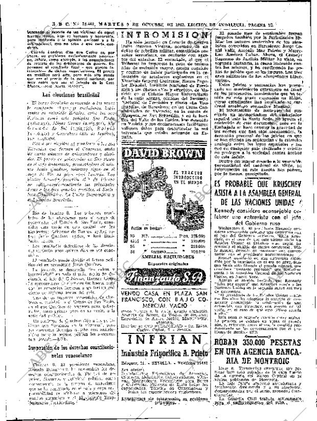 ABC SEVILLA 09-10-1962 página 18