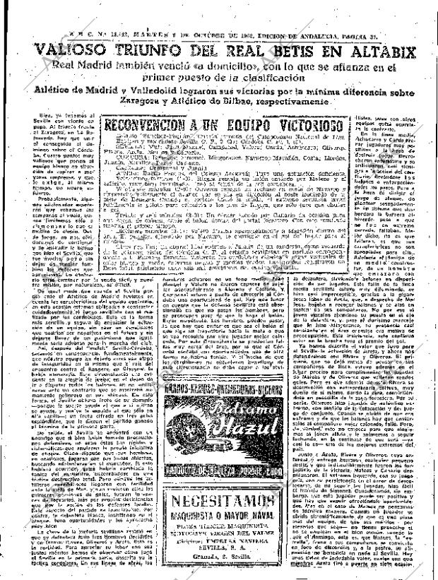 ABC SEVILLA 09-10-1962 página 37