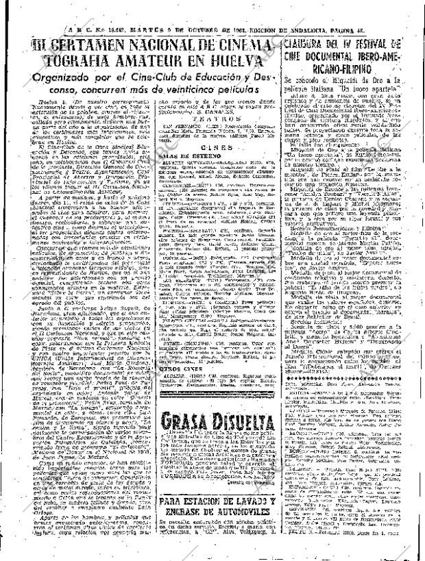 ABC SEVILLA 09-10-1962 página 45