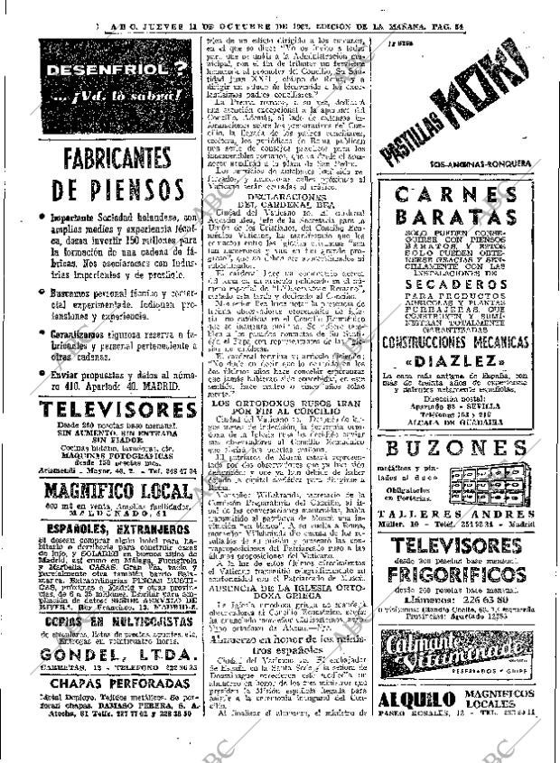ABC MADRID 11-10-1962 página 54