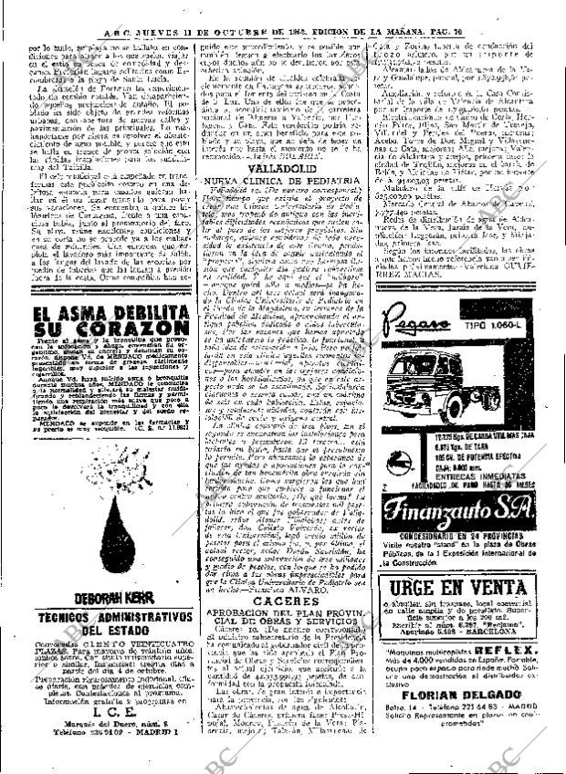 ABC MADRID 11-10-1962 página 70