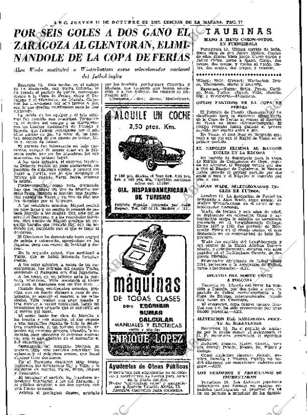 ABC MADRID 11-10-1962 página 77