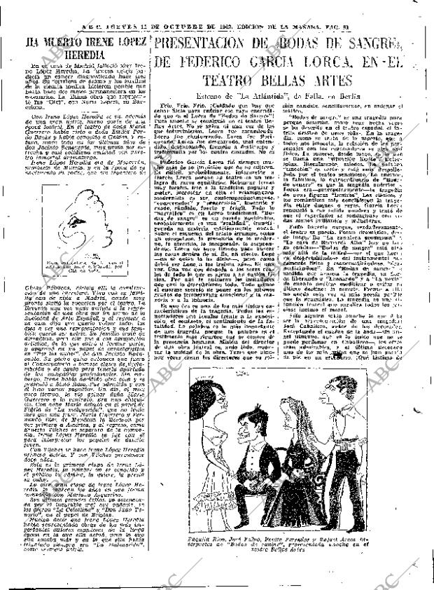 ABC MADRID 11-10-1962 página 81