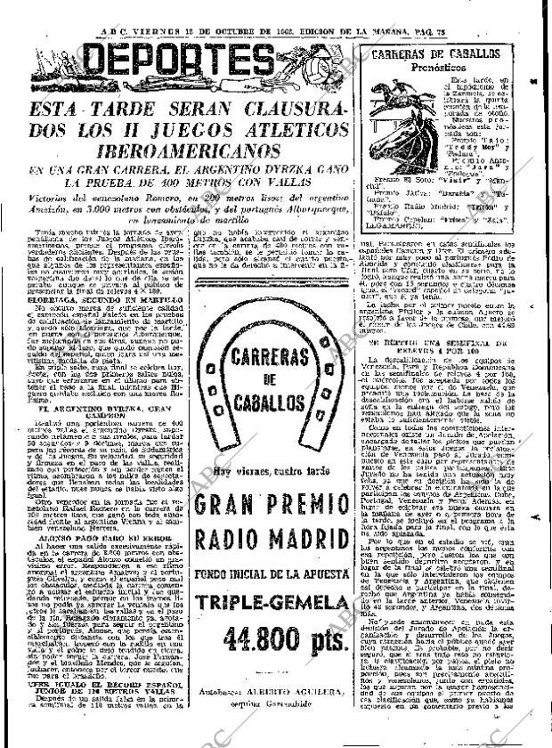 ABC MADRID 12-10-1962 página 75