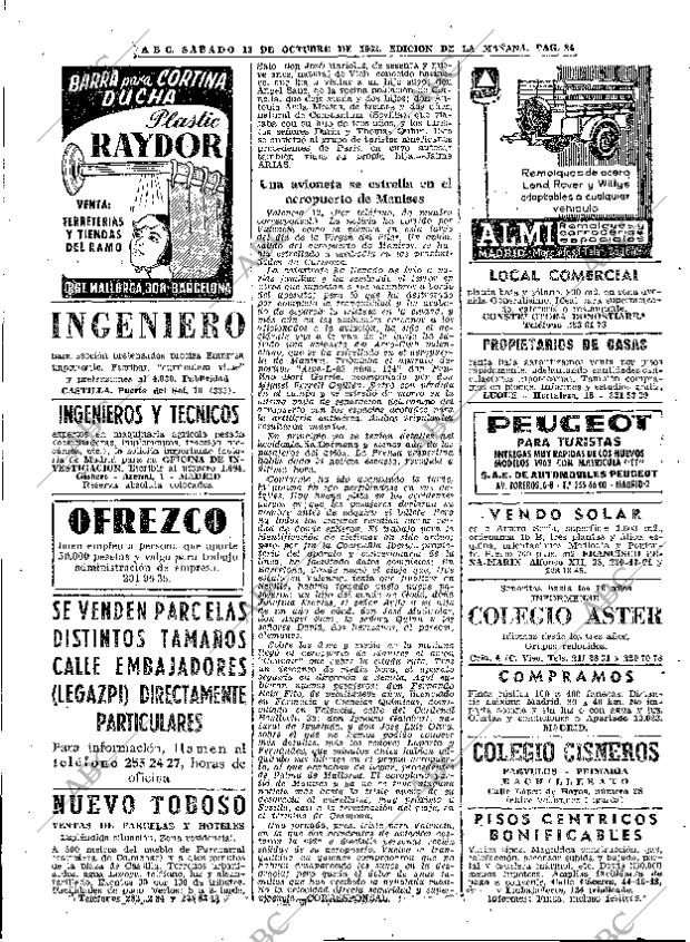 ABC MADRID 13-10-1962 página 34