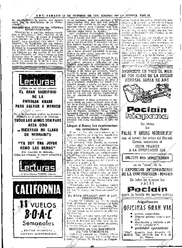 ABC MADRID 13-10-1962 página 40