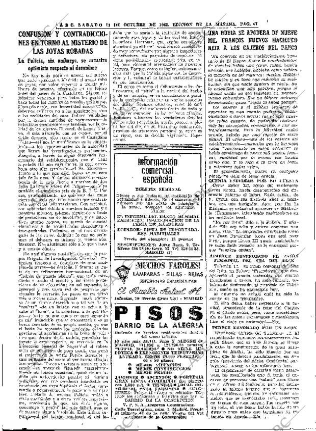 ABC MADRID 13-10-1962 página 47