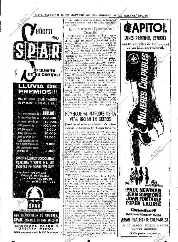ABC MADRID 13-10-1962 página 52
