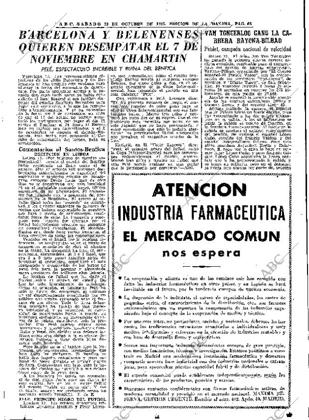 ABC MADRID 13-10-1962 página 63