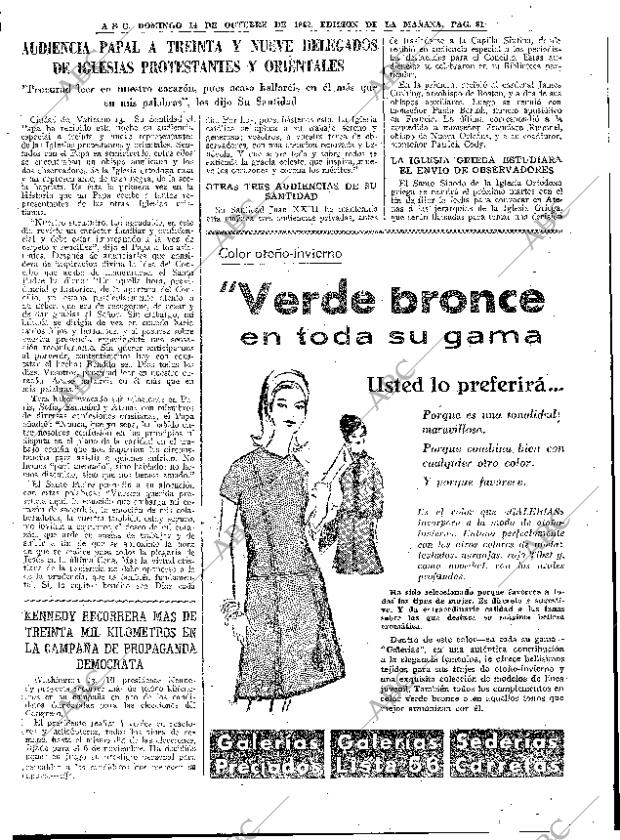 ABC MADRID 14-10-1962 página 81