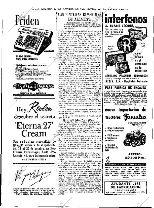 ABC MADRID 14-10-1962 página 98