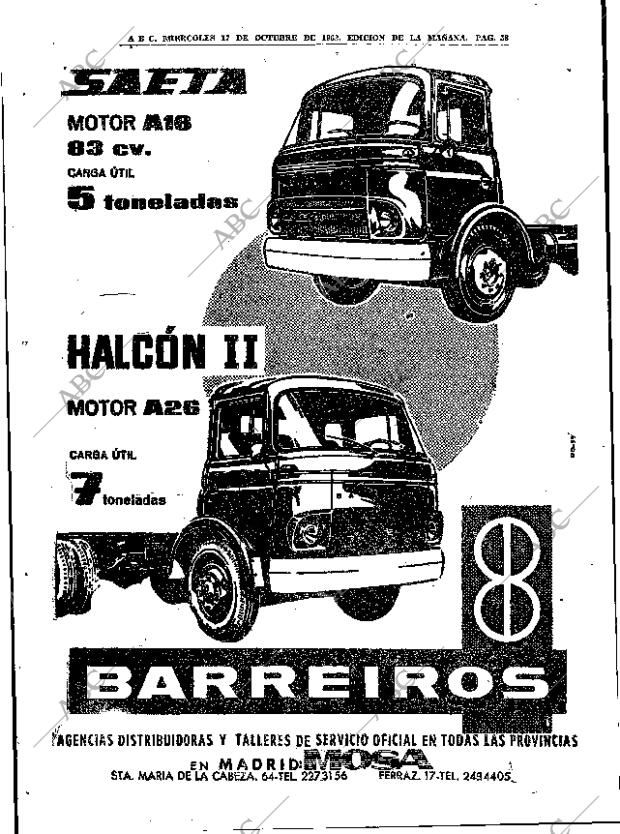 ABC MADRID 17-10-1962 página 58