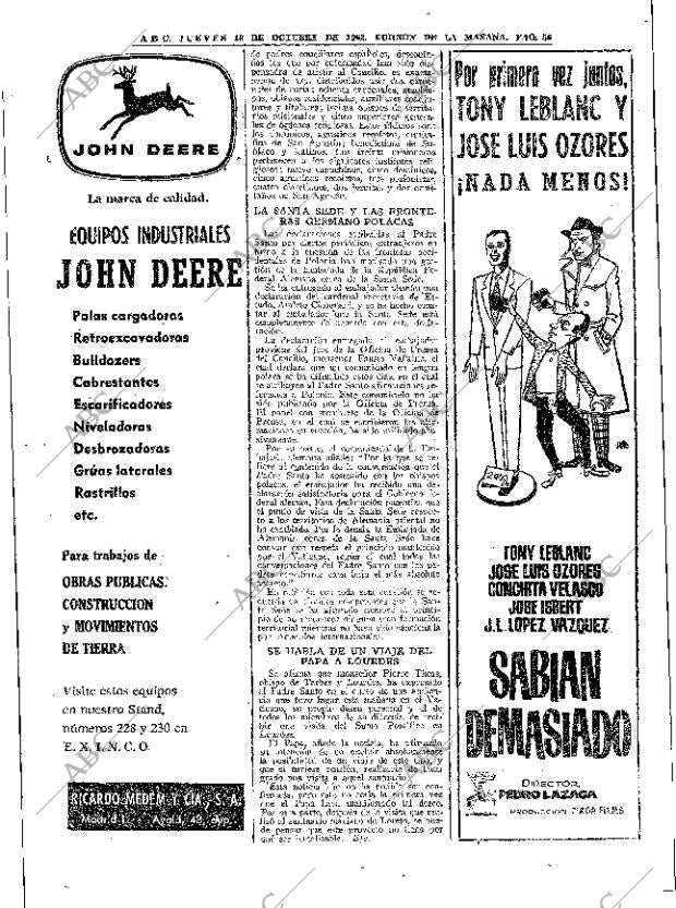 ABC MADRID 18-10-1962 página 56