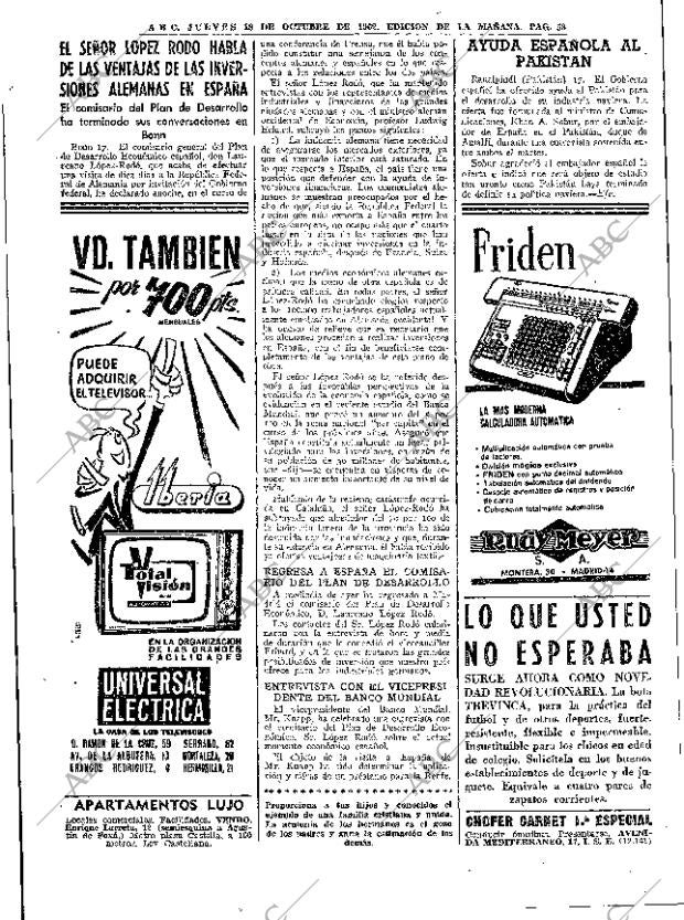 ABC MADRID 18-10-1962 página 58