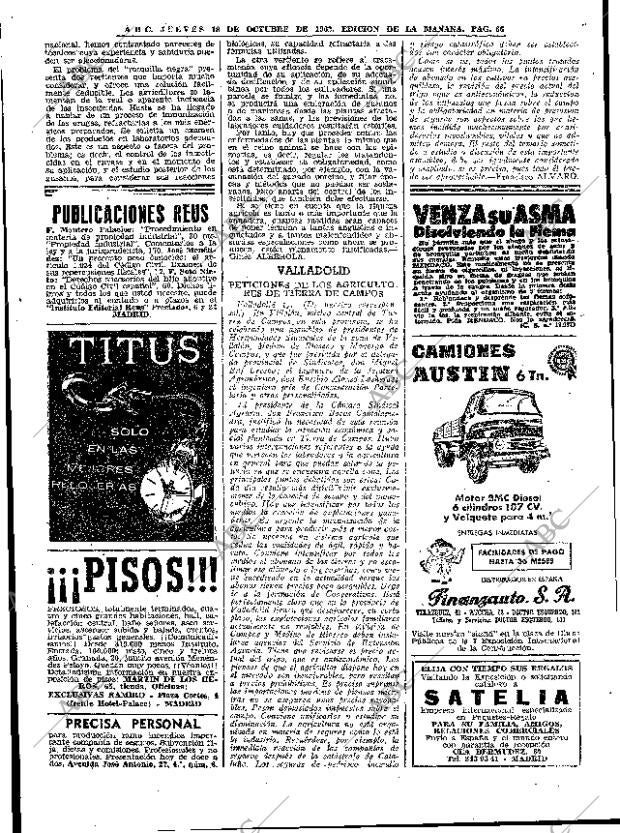 ABC MADRID 18-10-1962 página 66