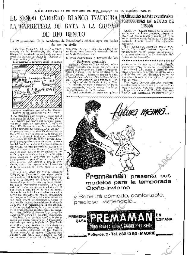 ABC MADRID 18-10-1962 página 67