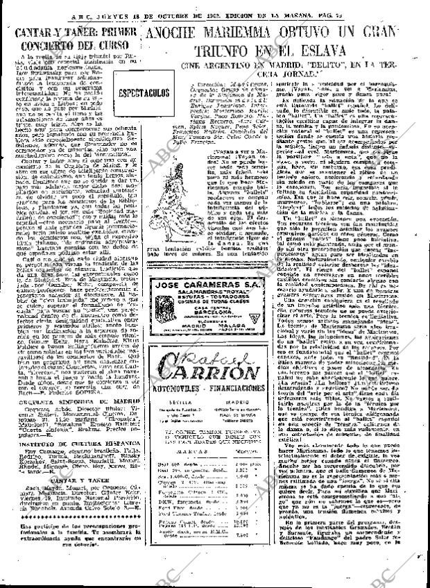 ABC MADRID 18-10-1962 página 79