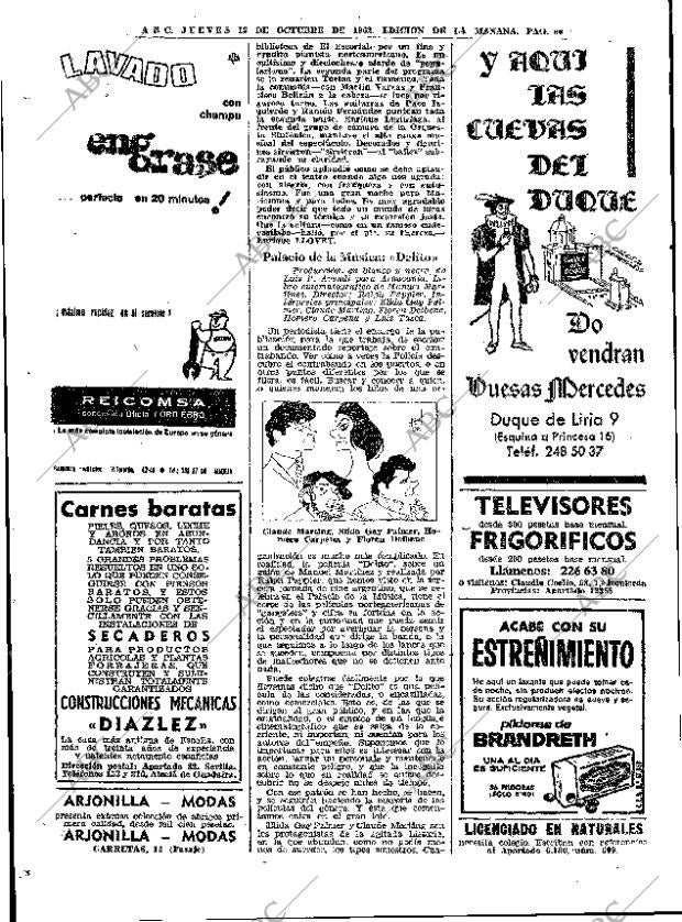ABC MADRID 18-10-1962 página 80