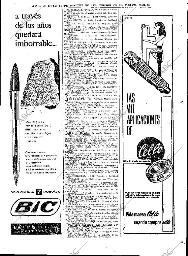 ABC MADRID 18-10-1962 página 83