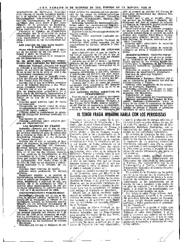 ABC MADRID 20-10-1962 página 50