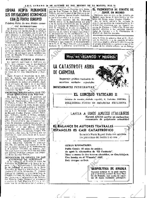 ABC MADRID 20-10-1962 página 51