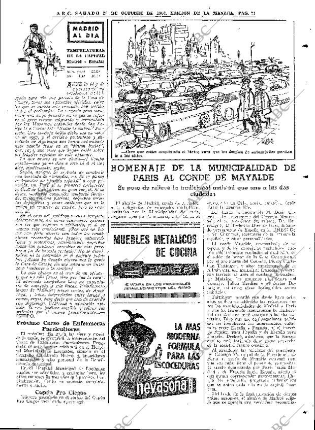 ABC MADRID 20-10-1962 página 71