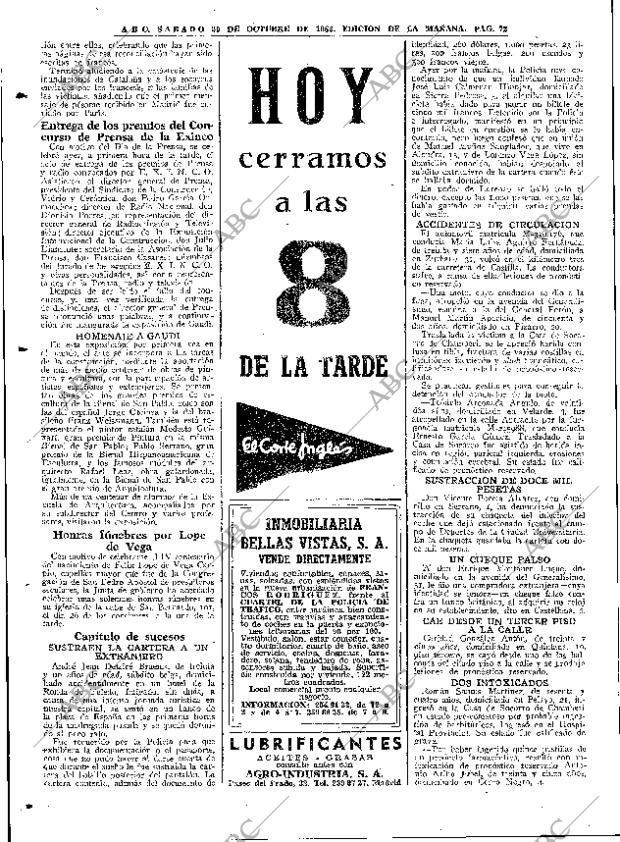 ABC MADRID 20-10-1962 página 72