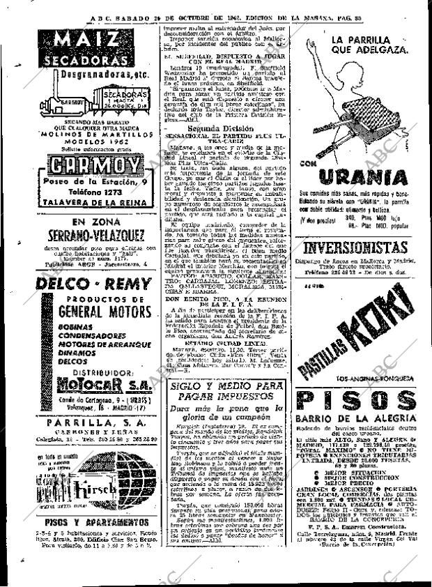 ABC MADRID 20-10-1962 página 80