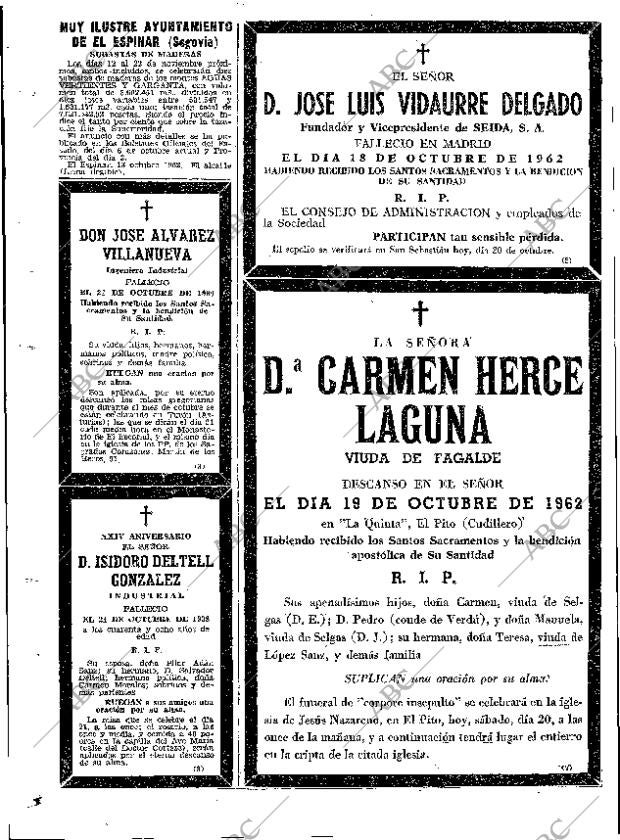 ABC MADRID 20-10-1962 página 94