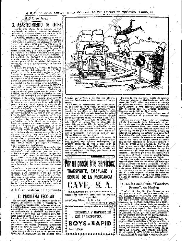 ABC SEVILLA 20-10-1962 página 33