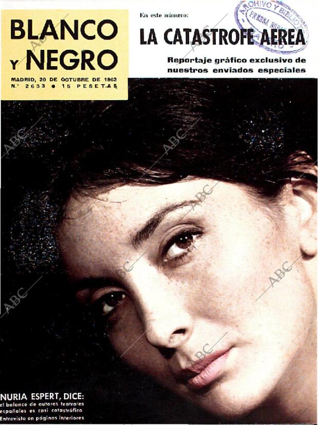 BLANCO Y NEGRO MADRID 20-10-1962 página 1