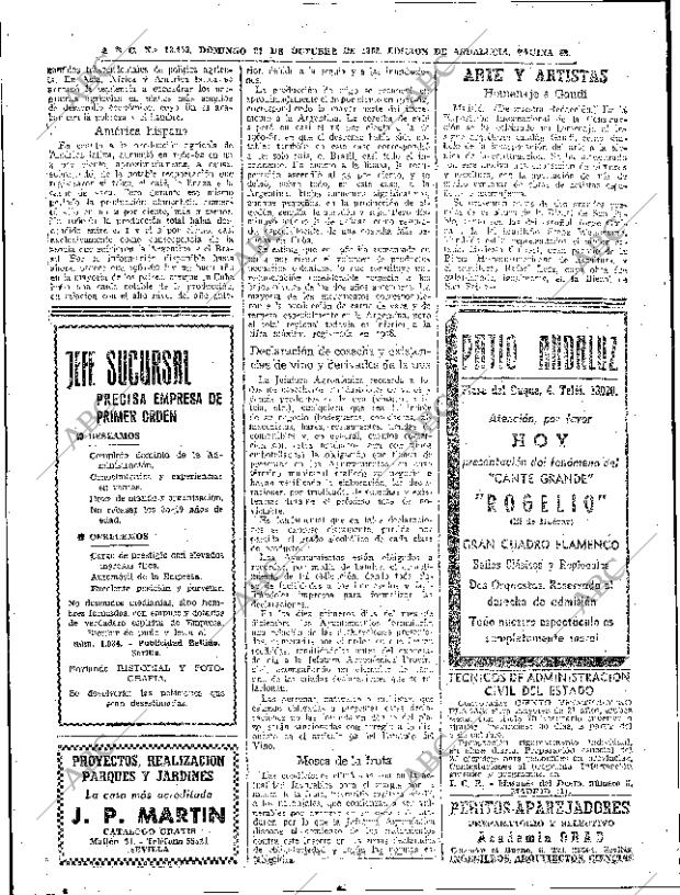 ABC SEVILLA 21-10-1962 página 62