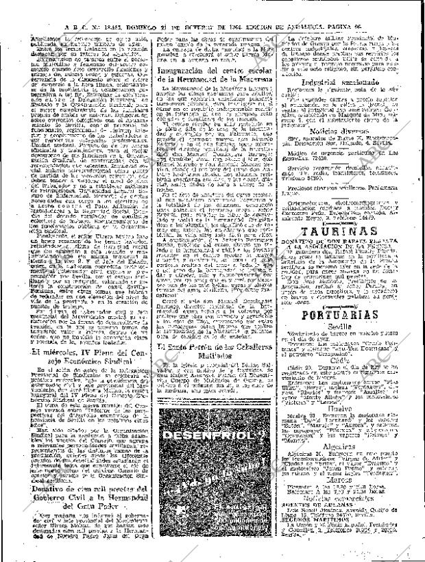 ABC SEVILLA 21-10-1962 página 66