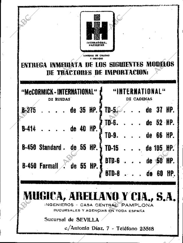 ABC SEVILLA 23-10-1962 página 11