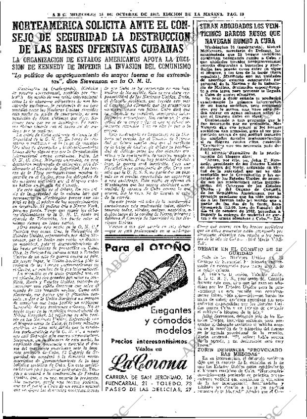 ABC MADRID 24-10-1962 página 49