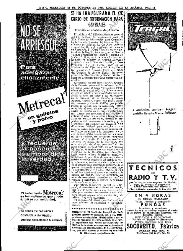 ABC MADRID 24-10-1962 página 58