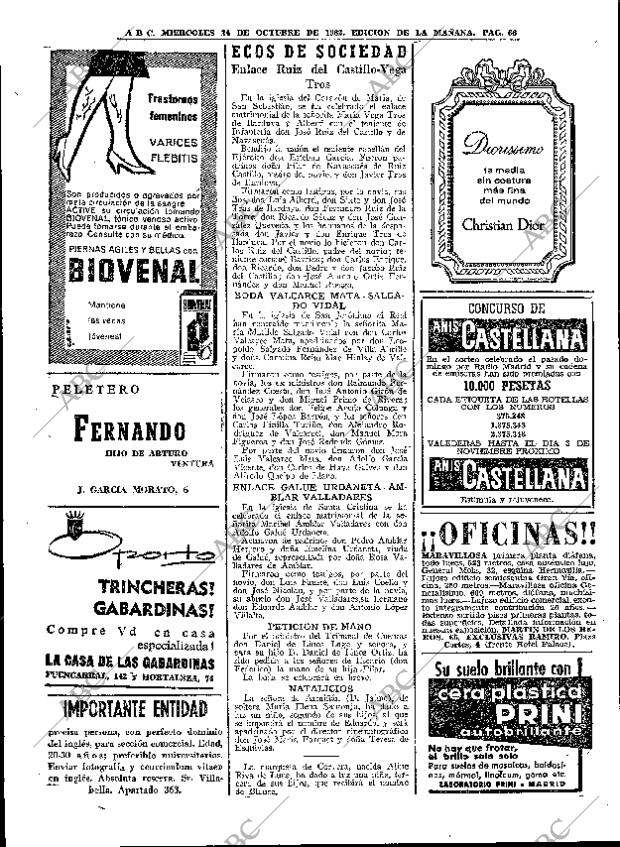ABC MADRID 24-10-1962 página 66