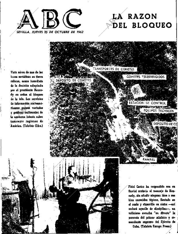 ABC SEVILLA 25-10-1962 página 1