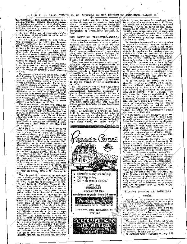 ABC SEVILLA 25-10-1962 página 32
