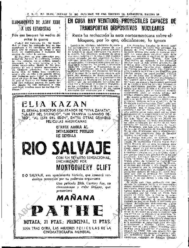ABC SEVILLA 25-10-1962 página 35