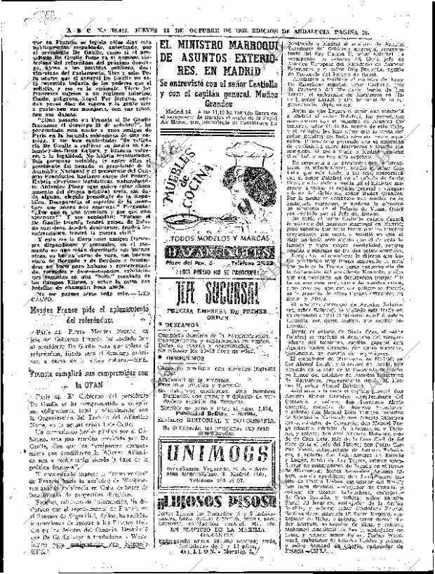 ABC SEVILLA 25-10-1962 página 38