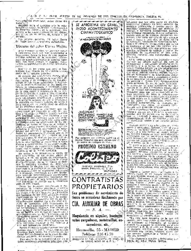 ABC SEVILLA 25-10-1962 página 44