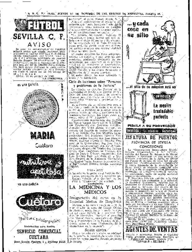 ABC SEVILLA 25-10-1962 página 48