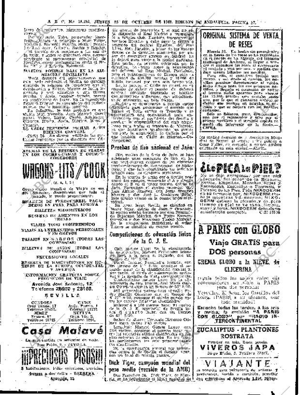 ABC SEVILLA 25-10-1962 página 57