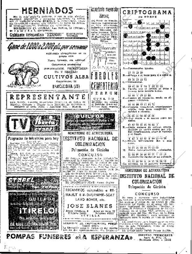 ABC SEVILLA 25-10-1962 página 63