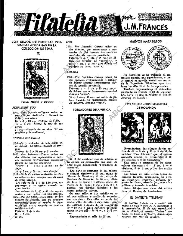 BLANCO Y NEGRO MADRID 27-10-1962 página 89