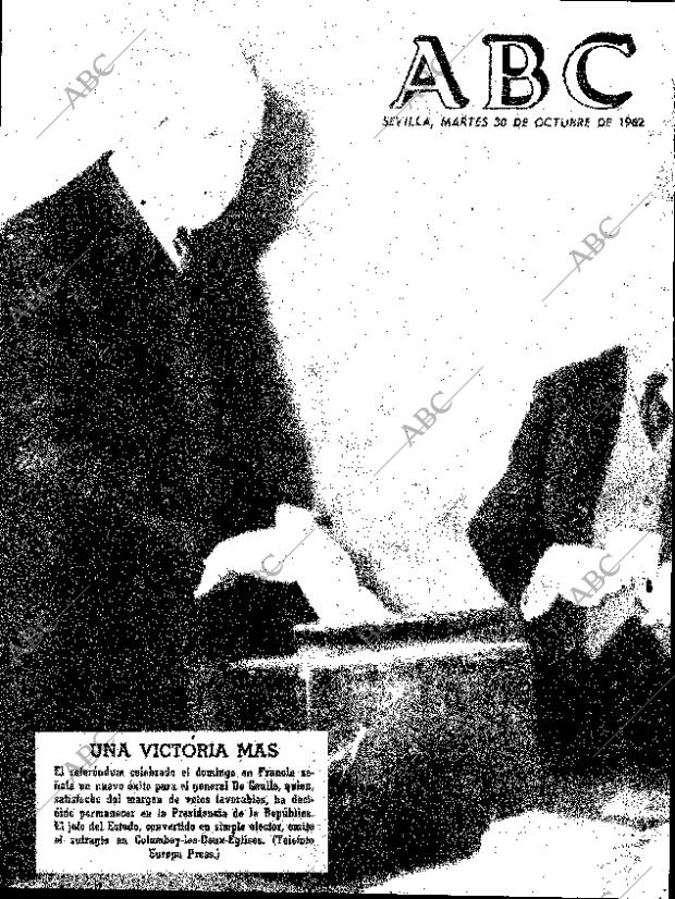 ABC SEVILLA 30-10-1962 página 1