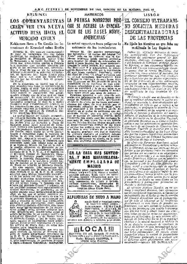 ABC MADRID 01-11-1962 página 28