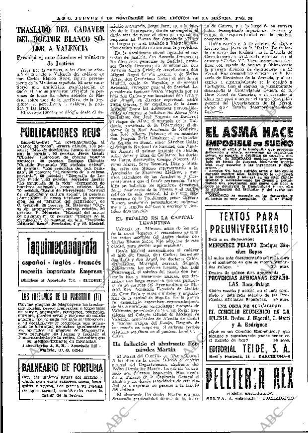 ABC MADRID 01-11-1962 página 36